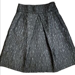 Zara woman Skirt- S Black center-pleated
